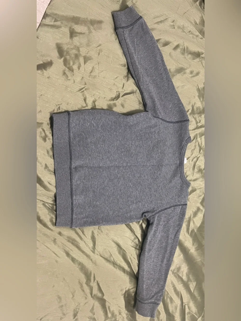 Carter's Gray Sweatshirt with Green Dinosaur Graphic size 8